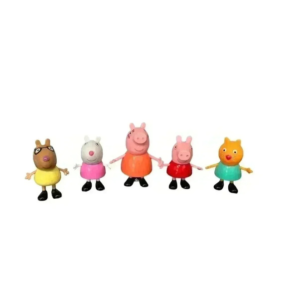 Lot Of 5 Peppa Pig Figures - Picture 1 of 7